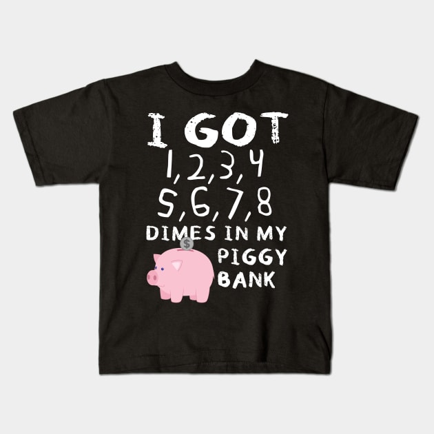 PIGGY BANK Kids T-Shirt by MW KIDS